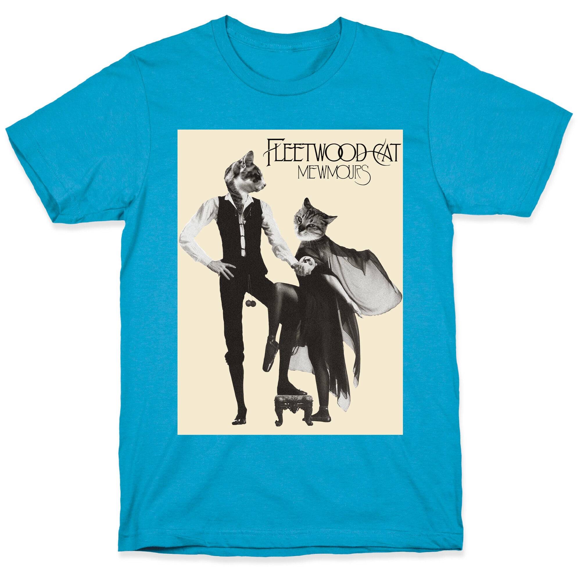 Fleetwood Cat Mewmours Mashup Unisex Triblend Tee